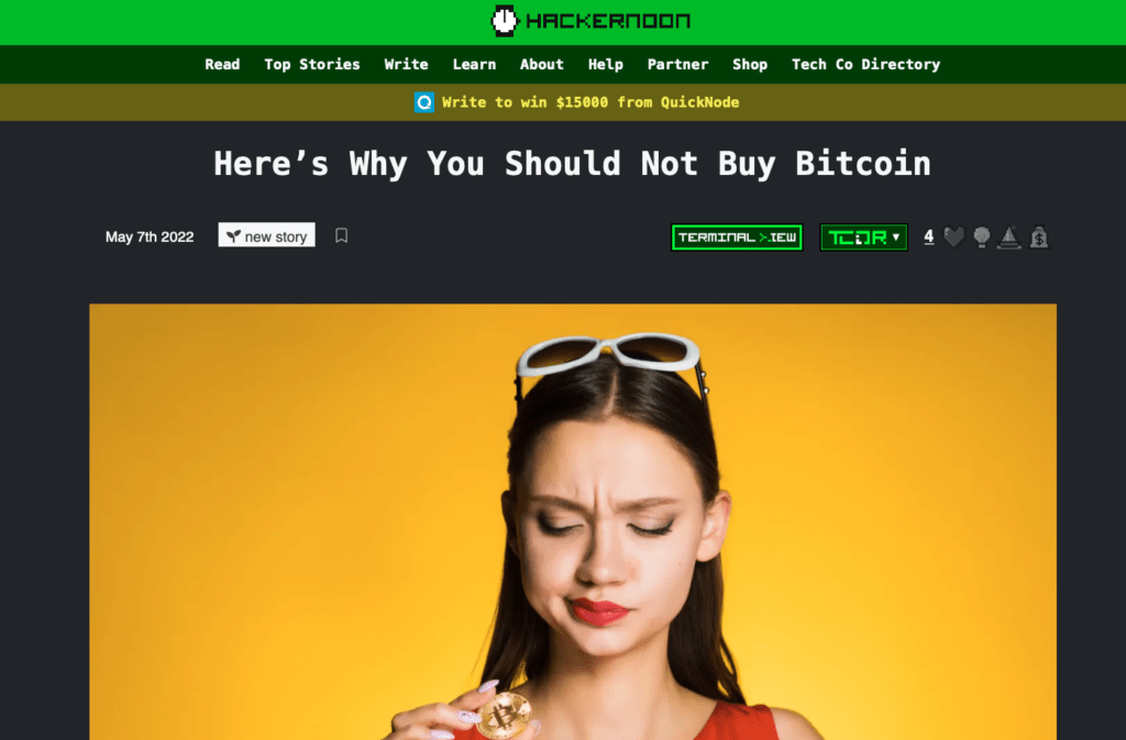 Here is why you should not buy bitcoin